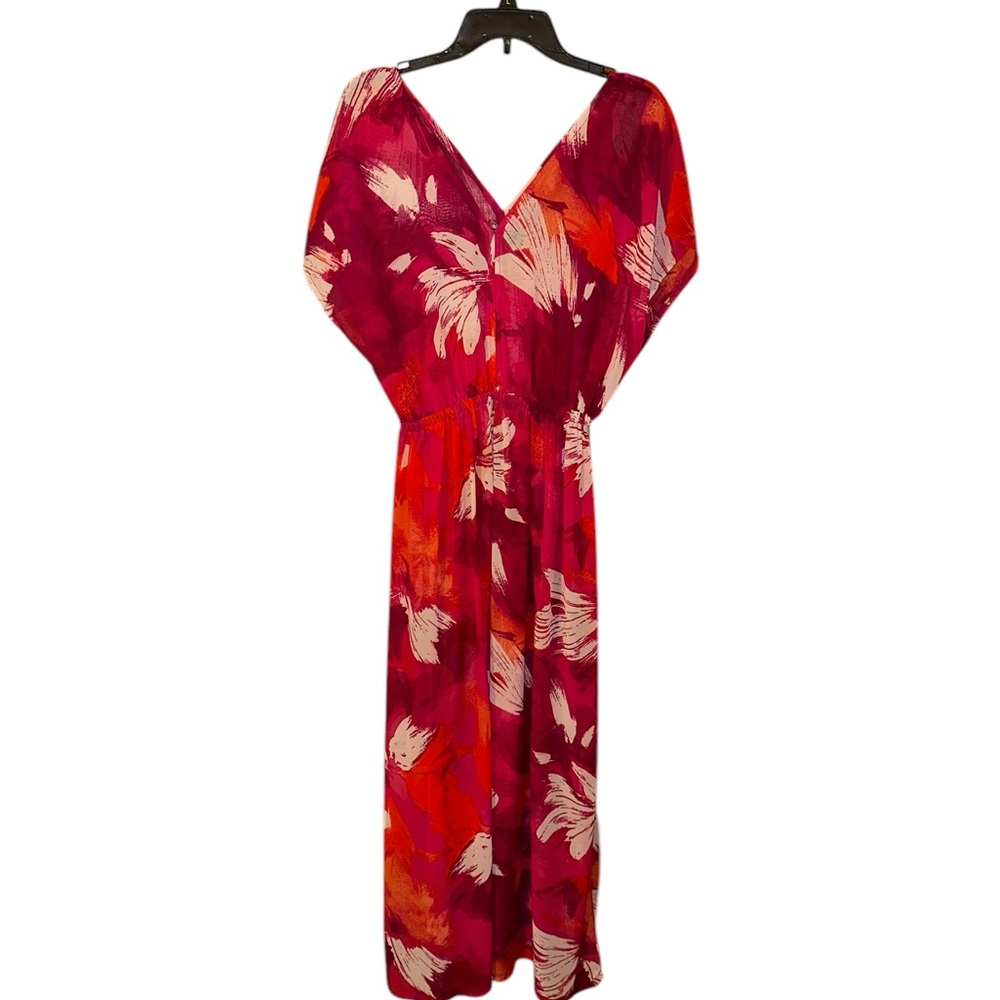 Missoma Red and Orange Patterned Dress